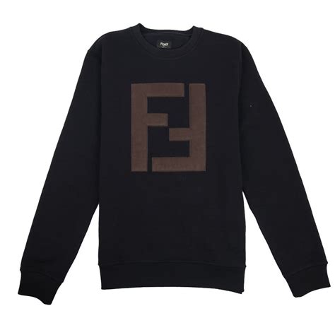 fendi black sweatshirt|fendi ready to wear sweatshirt.